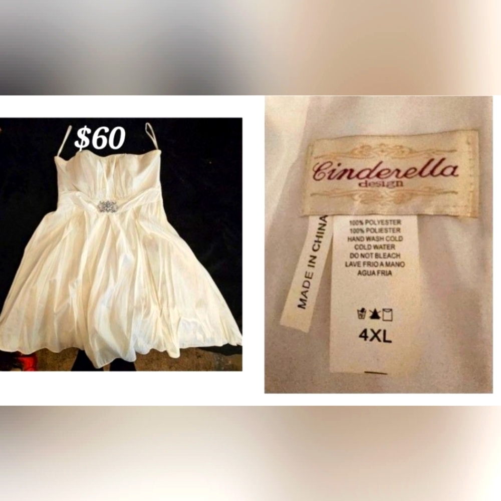 Cinderella style short gown